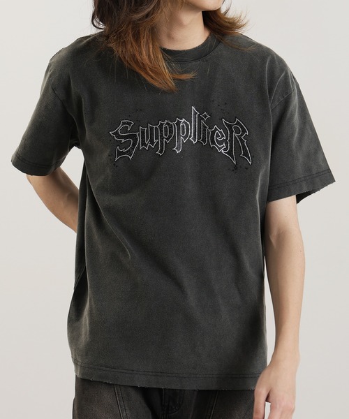 SUPPLIER tシャツ SUPPLIER/サプライヤー Splash Rhinestone