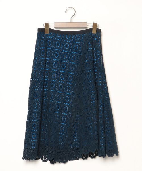 DRAWER 「Drawer」 フレアスカート 36 ネイビー レディース : ZOZOTOWN  