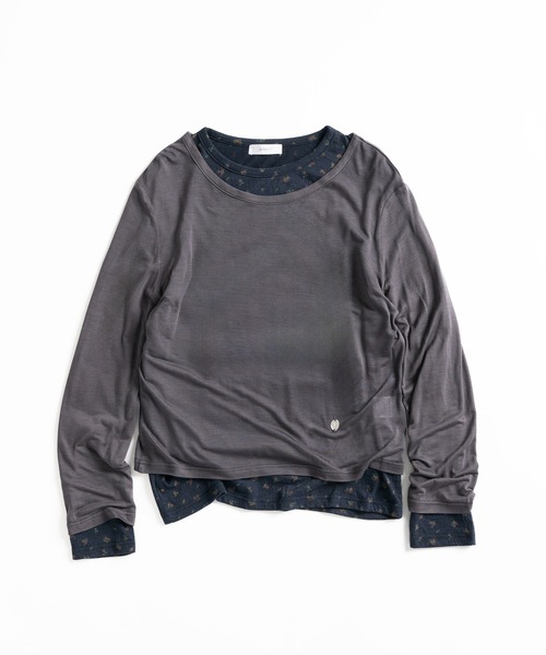 tシャツ 「SET ITEM / セットアイテム」sheer long t-shirt / シアーロンTセット レディース