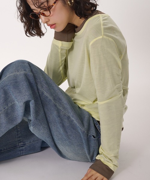 新品未使用タグ付☆Machatt☆シアーロンT☆sheerlongTshirt シアーロンT（ブラック） | MACHATT ONLINE STORE