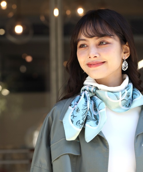 Ehre style ストール マフラー パッと目を惹く！垢ぬけスカーフ