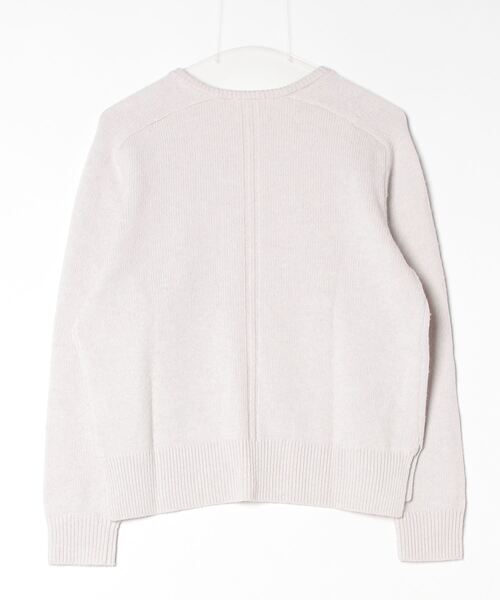 「liflattie ships」 長袖ニット SMALL オフホワイト レディース_画像2