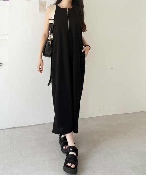 GeeRA ワンピース 「S-XLサイズ展開」ハーフジップカットジョー