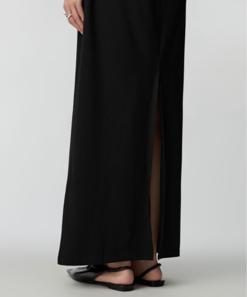 Studio Doe ワンピース Small slope neck straight shoulder