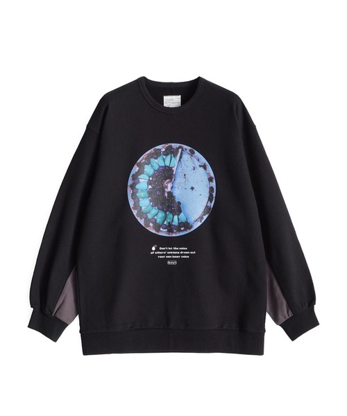 SHAREEF シャリーフ オーバーサイズスウェット サイズ1 SHAREEF 「SHAREEF」 スウェットカットソー 1 ブラック メンズ