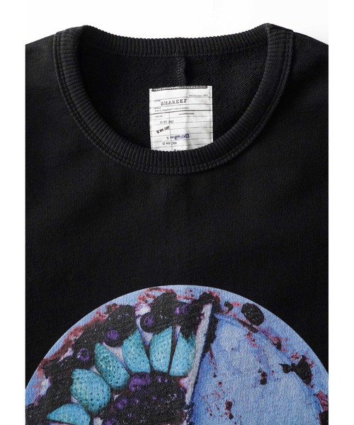 「SHAREEF」 スウェットカットソー 1 ブラック メンズ_画像5