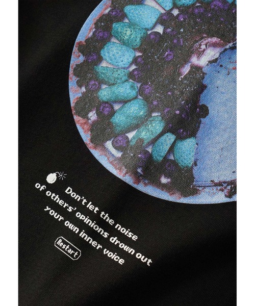 「SHAREEF」 スウェットカットソー 1 ブラック メンズ_画像6