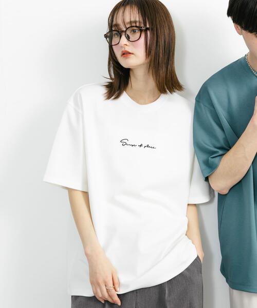 SENSE OF PLACE by URBAN RESEARCH tシャツ 「ユニセックス」シシュウ