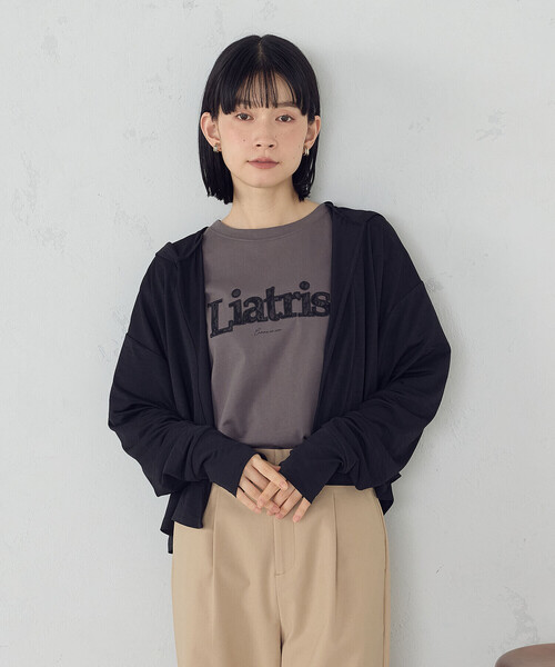 COMME CA ISM カーディガン 「接触冷感・UVカット」着流し