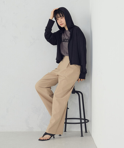 COMME CA ISM / コムサイズム 【接触冷感・ＵＶカット】夏定番の着流しカーディガン 接触冷感・UVカット】夏定番の着流しカーディガン