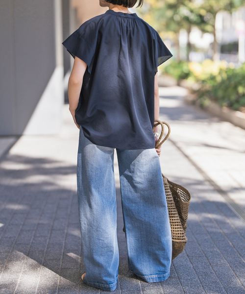 Spick &amp; Span - スピックアンドスパン カットソー 袖フレア 春服夏服 ブラウス 半袖 Spick & Span（スピックアンドスパン）の「≪WEB限定追加