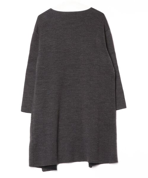 「Unaca」 ニットカーディガン 38 グレー レディース_画像2