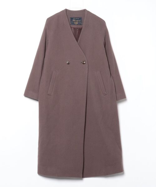 スローブイエナノーカラーコート SLOBE IENA（スローブイエナ） ノーカラーコート 38 ブラウン