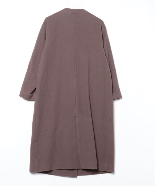 SLOBE IENA（スローブイエナ） ノーカラーコート 38 ブラウン