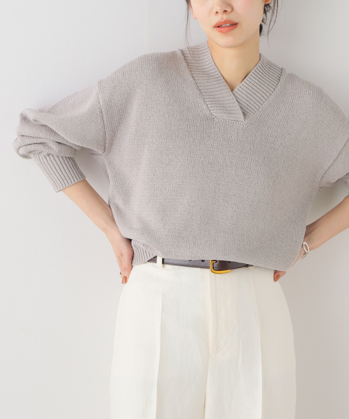 「Plage」 長袖ニット FREE グレー レディース
