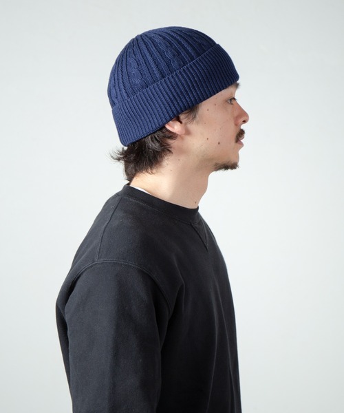 KNOX（ノックス） ニット帽 ニットキャップ ショートケーブルワッチ