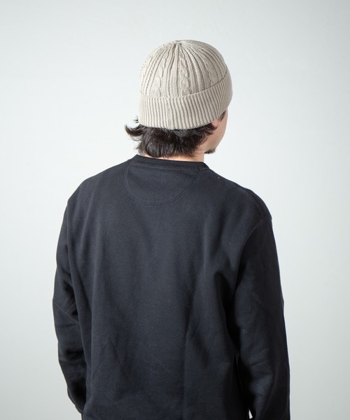 KNOX（ノックス） ニット帽 ニットキャップ ショートケーブルワッチ