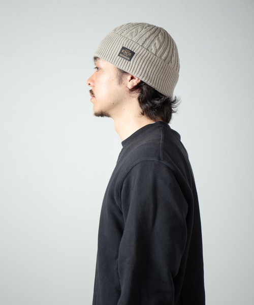 HENRIK VIBSKOV ニット帽 KNOX（ノックス） ニット帽 ニットキャップ ショートケーブルワッチ