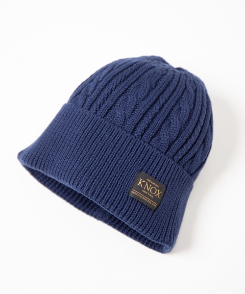 KNOX（ノックス） ニット帽 ニットキャップ ショートケーブルワッチ