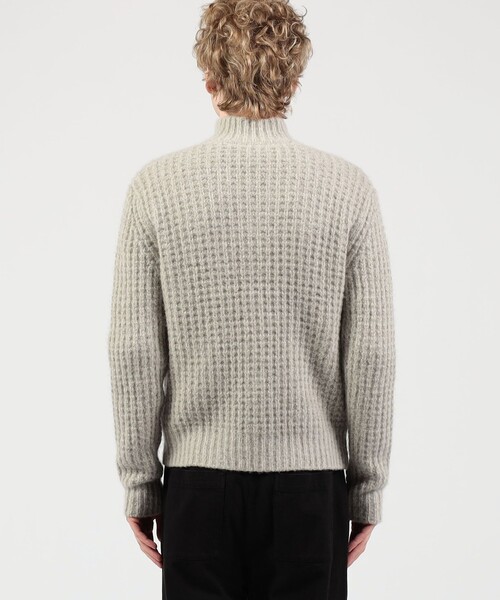 Lui's」 ニットカーディガン FREE ライトグレー メンズ 2024aw