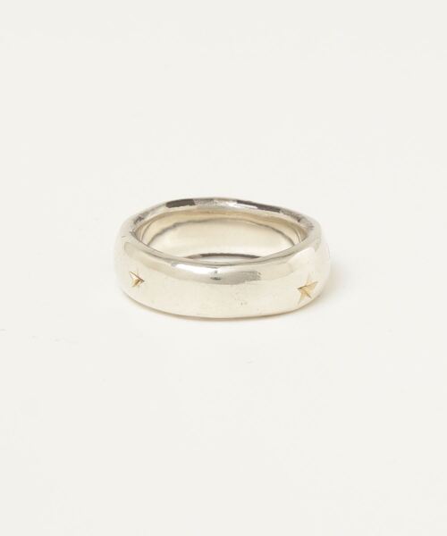 【在庫処分大特価!!】 リング 「e.m.」 e.m. #9 レディース シルバー×ゴールド アクセサリー