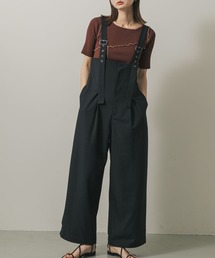 サロペット オーバーオール ウエストタックサロペットパンツ レディース｜ZOZOTOWN Yahoo!店