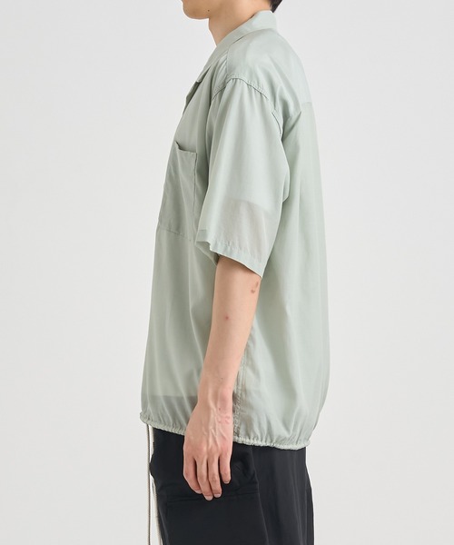 nanamica シャツ 「nanamica / ナナミカ」Open Collar S/S Shirt