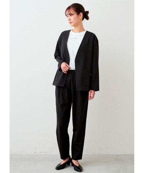 IEDIT（イディット） セットアップ 接触冷感・吸汗速乾・UVカットの