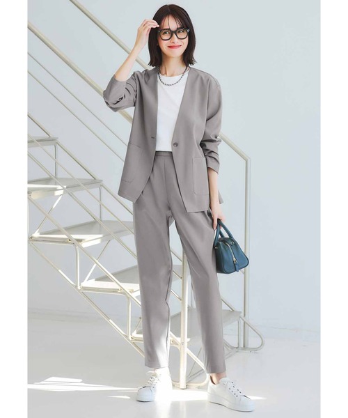 IEDIT（イディット） セットアップ 接触冷感・吸汗速乾・UVカットの