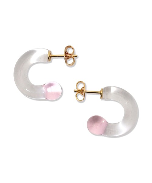 LEVENS JEWELS ピアス LEVENS JEWELS ピアス PIEDRA HOOPS レディース : ZOZOTOWN