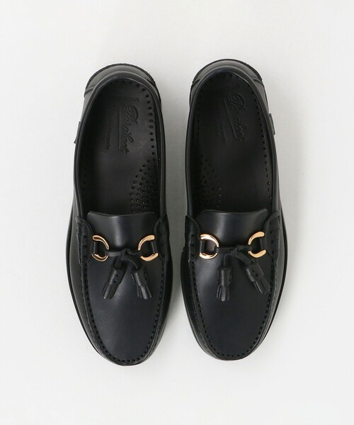 【再値下げ】Paraboot 黒いタッセル付きレザー ローファー Paraboot ローファー 「別注」「Paraboot」 CALME/リング