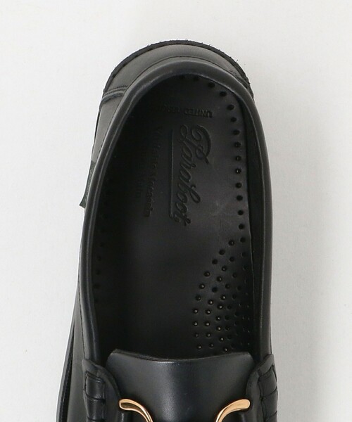 【再値下げ】Paraboot 黒いタッセル付きレザー ローファー Paraboot ローファー 「別注」「Paraboot」 CALME/リング
