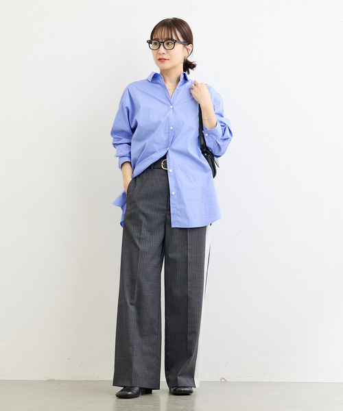 専用です！ ルネ　パンツ　36　ラベンダー　スラックス Pierrot スラックス パンツ スタイルアップセンタープレスパンツ