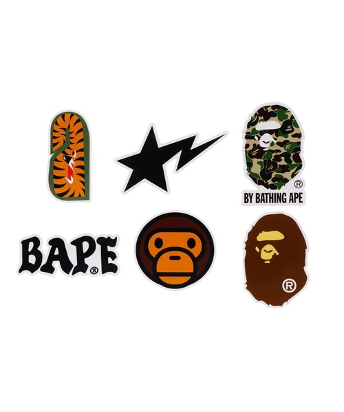 A BATHING APE（アベイシングエイプ） ステッカー ABC CAMO BAPE