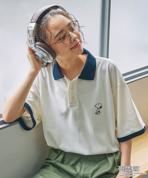 PEANUTS ポロシャツ ポロ 「PEANUTS / SNOOPY」別注 ピーナッツ