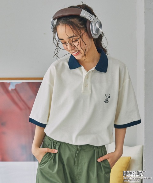 PEANUTS ポロシャツ ポロ 「PEANUTS / SNOOPY」別注 ピーナッツ