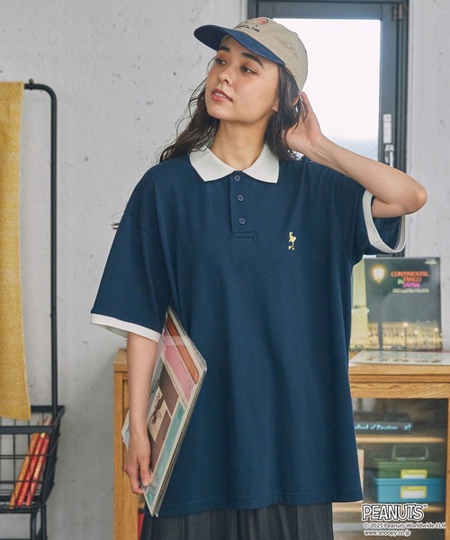 PEANUTS ポロシャツ ポロ 「PEANUTS / SNOOPY」別注 ピーナッツ