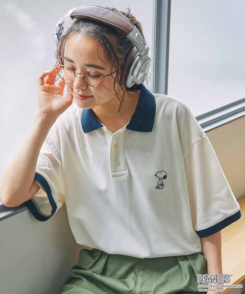 PEANUTS ポロシャツ ポロ 「PEANUTS / SNOOPY」別注 ピーナッツ