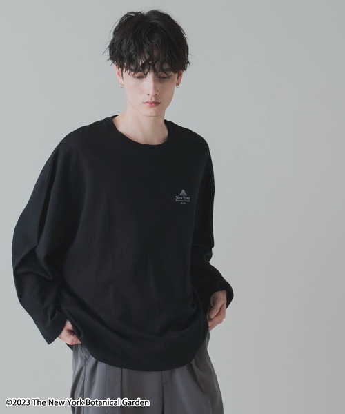 「LUCY」 長袖Tシャツ MEDIUM ブラック メンズ_画像3
