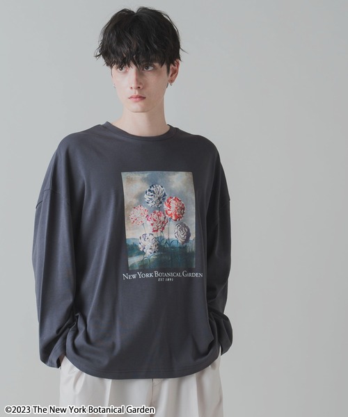 「LUCY」 長袖Tシャツ MEDIUM ブラック メンズ_画像9
