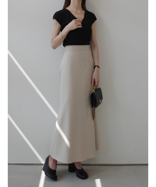 みんページ❤️エブール　ロングスカート amel（エイメル） スカート 「RE ARRIVAL」ベーシックフレアロング