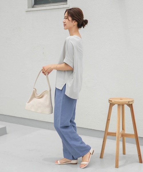 「URBAN RESEARCH DOORS」 ドルマンスリーブカットソー MEDIUM チャコールグレー レディース