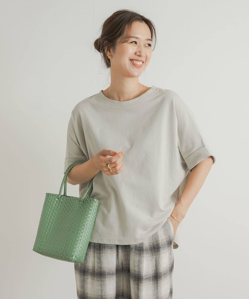 「URBAN RESEARCH DOORS」 ドルマンスリーブカットソー MEDIUM チャコールグレー レディース