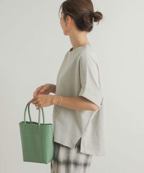 「URBAN RESEARCH DOORS」 ドルマンスリーブカットソー MEDIUM チャコールグレー レディース