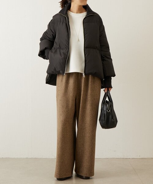 WAtyさま専用　BEARDSLEY＊ジップフレアダウン BEARDSLEY ダウンコート ダウンジャケット ジップフレアダウン