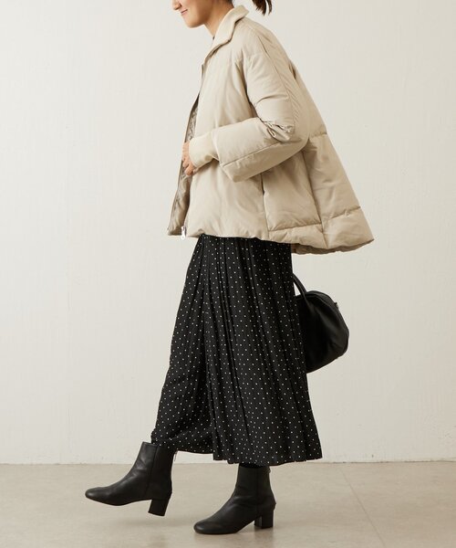 BEARDSLEY（ビアズリー） ダウンコート ダウンジャケット ジップフレア