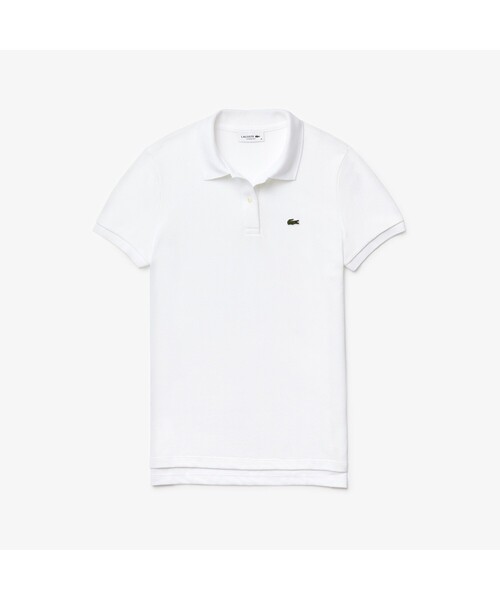 [LACOSTE] рубашка-поло с коротким рукавом 36 темно-синий женский 