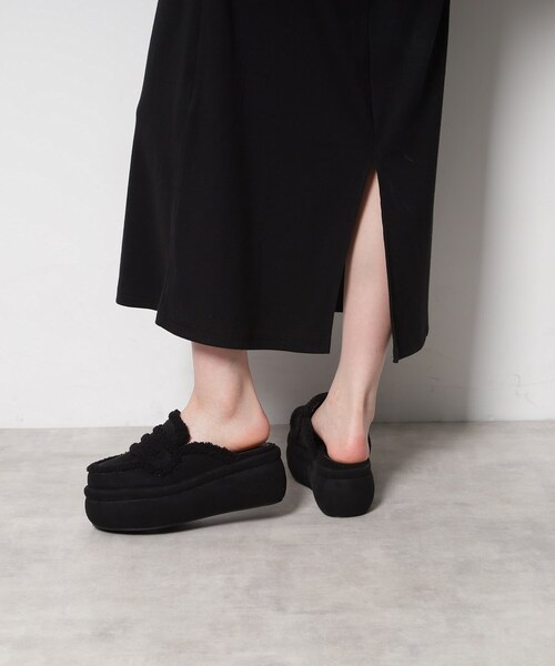 ふわもこボアサボ ESPERANZA（エスペランサ） サンダル SNSで話題！ふわもこボアサボ