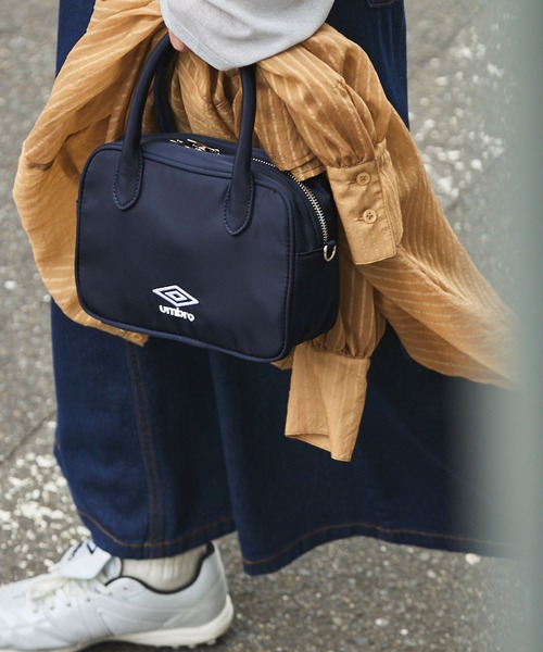 umbro（アンブロ） ボストンバッグ 別注 撥水 ブランドロゴ刺繍 2WAY