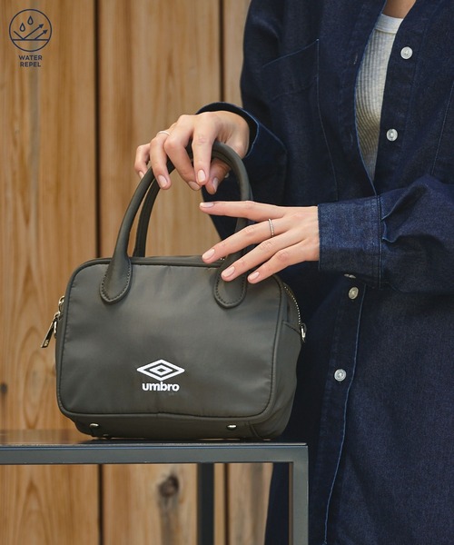 umbro（アンブロ） ボストンバッグ 別注 撥水 ブランドロゴ刺繍 2WAY